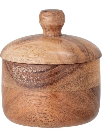 Bloomingville Voorraadpot "Gael" lichtbruin - (H)8 x Ø 8 cm
