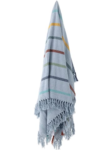 Bloomingville Tagesdecke ''Frey'' in Hellblau - (L)160 x (B)130 cm