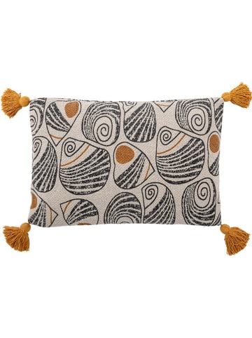 Bloomingville Kissen ''Giano'' in Beige/ Ocker - (L)60 x (B)40 cm