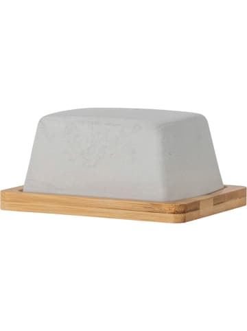 Bloomingville Botervloot "Josefine" lichtbruin/grijs - (B)16 x (H)7,5 x (D)12 cm