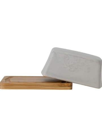 Bloomingville Botervloot "Josefine" lichtbruin/grijs - (B)16 x (H)7,5 x (D)12 cm