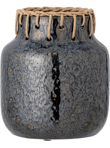 Bloomingville Vase ''Janel'' in Schwarz - (H)21 x Ø 17 cm