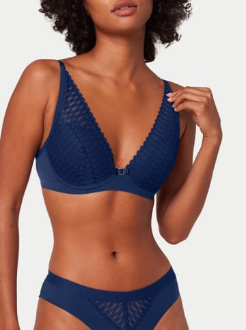 Triumph Beugelloze beha donkerblauw