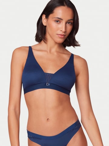 Triumph Beugelloze beha donkerblauw