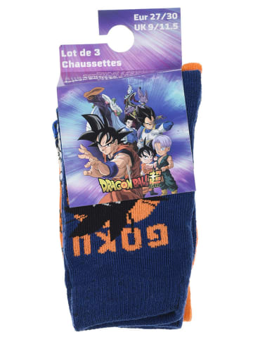 Dragon Ball Z 3er-Set: Socken "Dragon ball super" in Bunt