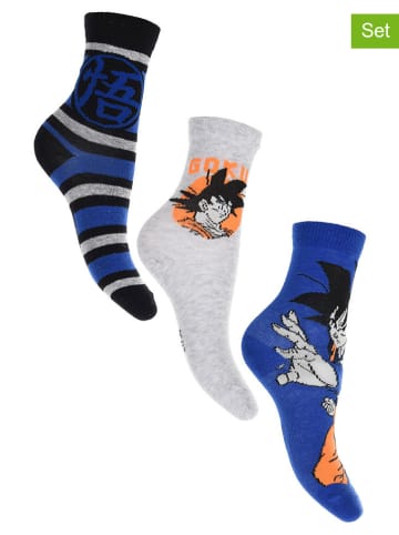 Dragon Ball Z 3er-Set: Socken "Dragon ball super" in Bunt