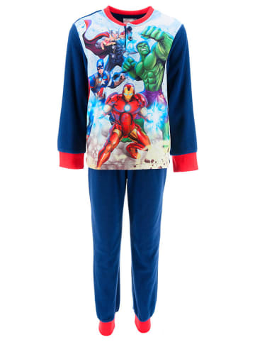 Avengers Fleece pyjama "Avengers classic" blauw/rood