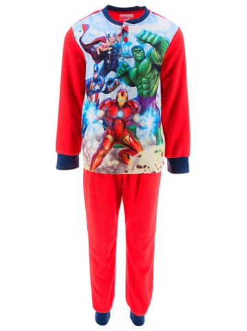 Avengers Fleece-Pyjama "Avengers classic" in Rot
