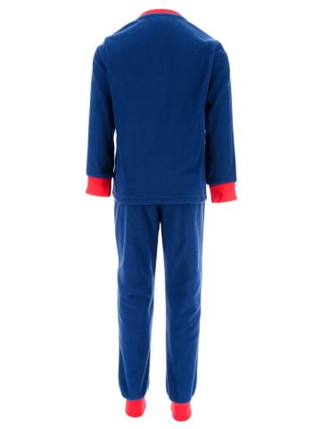 Sonic Fleece pyjama "Sonic modern" blauw