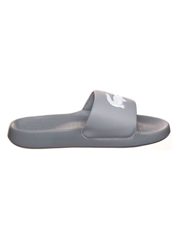 Lacoste Slippers grijs/wit