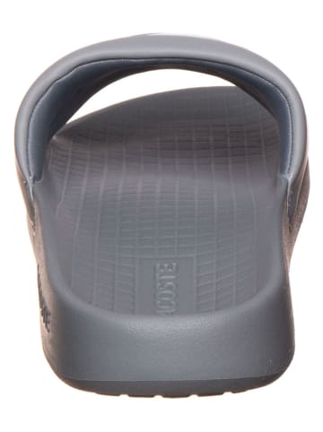 Lacoste Slippers grijs/wit