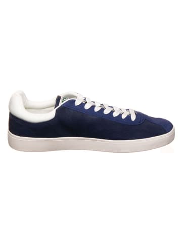 Lacoste Leren sneakers donkerblauw/crème