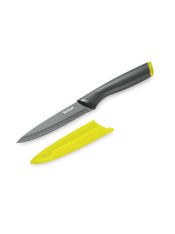 Tefal Universalmesser "Fresh Kitchen" in Grau/ Grün - (L)12 cm