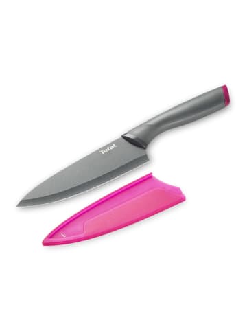Tefal Koksmes "Fresh Kitchen" grijs/roze - (L)15 cm