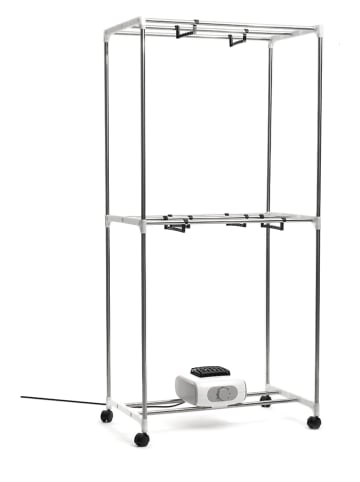 InnovaGoods Elektrisch wasdroogrek grijs - (B)70 x (H)150 x (D)45 cm