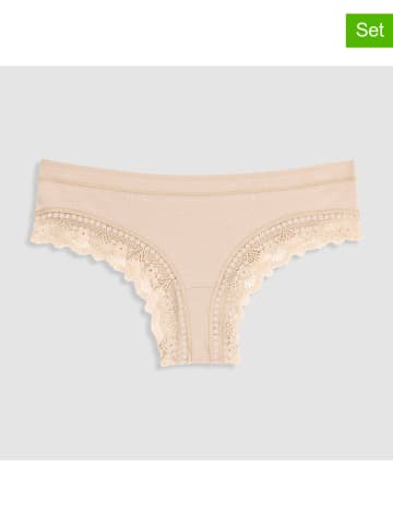 COTONELLA 2er-Set: Slips in Beige
