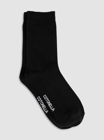 COTONELLA Socken in Schwarz
