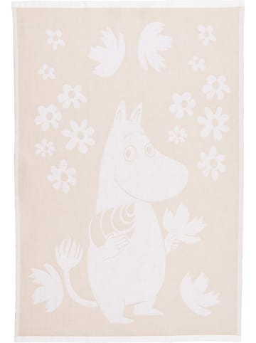 Moomin Geschirrtuch "Moomintroll" in Beige - (L)65 x (B)45 cm