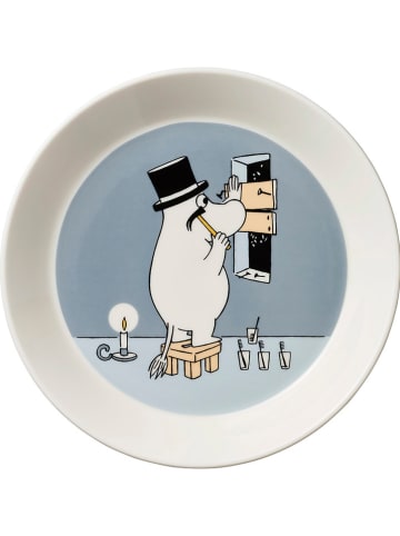 Moomin Dessertteller ''Moominpappa'' in Blaugrau - Ø 19 cm