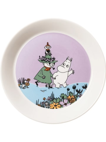 Moomin Dessertbord "Friends Forever" paars/wit - Ø 19 cm
