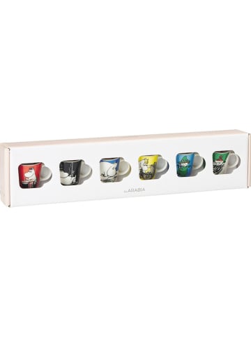 Moomin 6er-Set: Tassen in Bunt - 12 ml