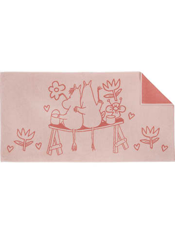 Moomin Badhanddoek "Love" lichtroze - (L)140 x (B)70 cm