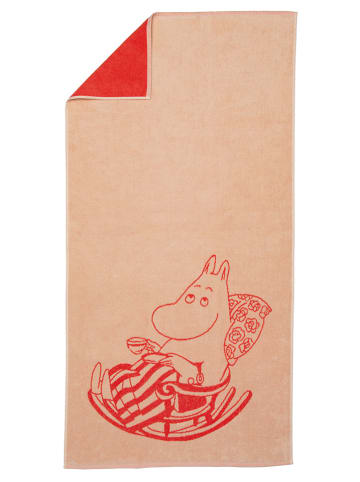 Moomin Ręcznik prysznicowy "Moominmamma" w kolorze pomarańczowym - 140 x 70 cm