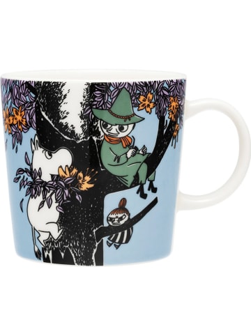 Moomin Kubek "Friends Forever" w kolorze błękitno-czarnym - 300 ml