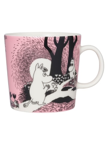 Moomin Tasse "Love" in Rosa/ Weiß - 400 ml