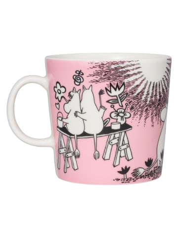 Moomin Tasse "Love" in Rosa/ Weiß - 400 ml