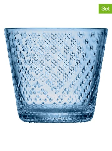 iittala Szklanki (2 szt.) "Tundra" w kolorze niebieskim - 290 ml