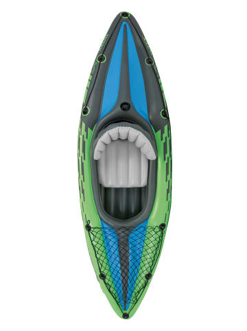 Intex Eenpersoonskajak blauw/groen - (B)274 x (H)33 x (D)76 cm