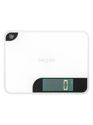 Salter Küchenwaage in Weiß/ Schwarz