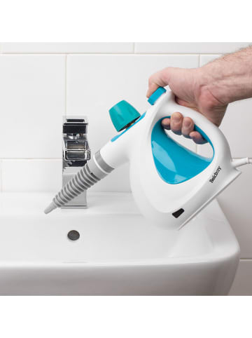 Beldray 10in1-Handdampfreiniger in Weiß/ Blau