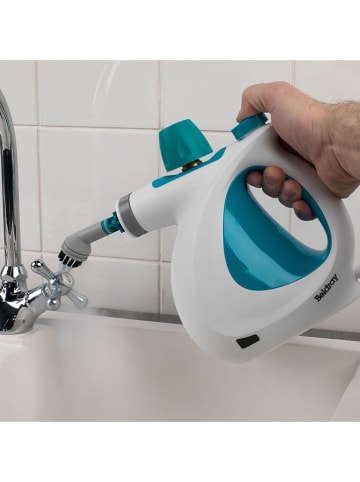 Beldray 10in1-Handdampfreiniger in Weiß/ Blau