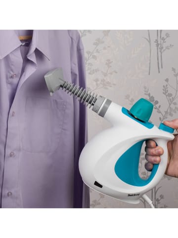 Beldray 10in1-Handdampfreiniger in Weiß/ Blau