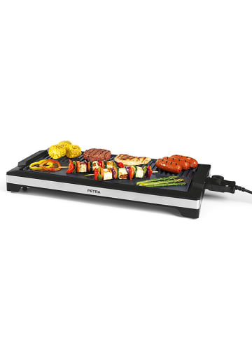 Petra Elektrischer Grill in Schwarz/ Silber