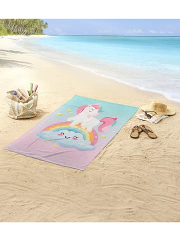 Good Morning Strandtuch "Sweety" in Mint/ Rosa