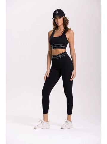 Onamaste Legginsy sportowe "Millie" w kolorze czarnym