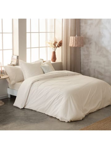 Monsun Perkal-Bettbezug ''Marfil'' in Beige