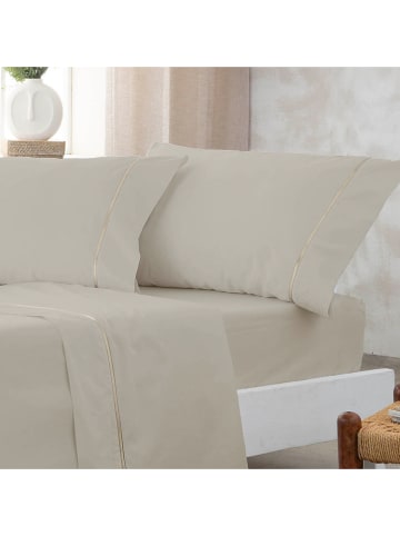 ethere 2-delige set: perkal kussenslopen "Yaki" beige