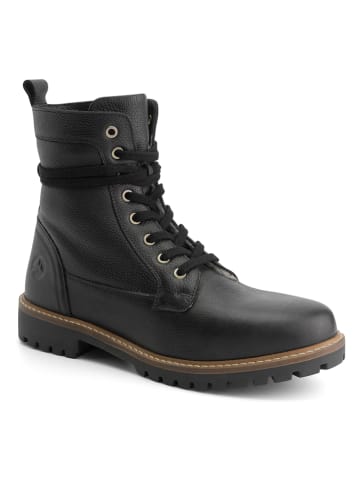TRAVELIN' Leder-Boots "Kongsberg" in Schwarz