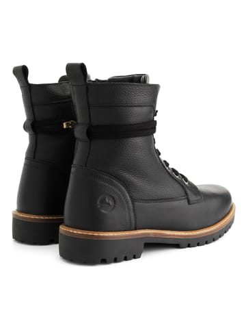 TRAVELIN' Leren boots "Kongsberg" zwart