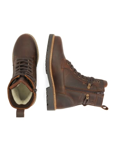 TRAVELIN' Leder-Boots "Kongsberg" in Braun