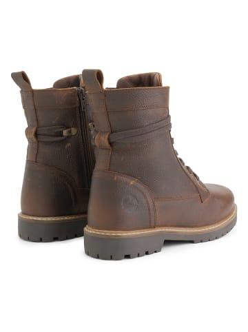 TRAVELIN' Leder-Boots "Kongsberg" in Braun