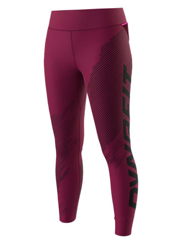 DYNAFIT Legginsy funkcyjne "Ultra Graphic" w kolorze fioletowym