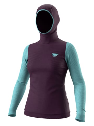 DYNAFIT Fleeepullover "Tigard" in Lila/ Türkis