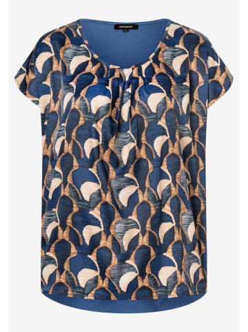 More & More Shirt in Blau/ Gold
