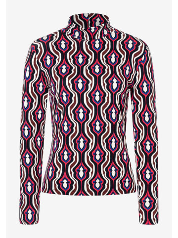 More & More Longsleeve in Schwarz/ Weiß/ Pink