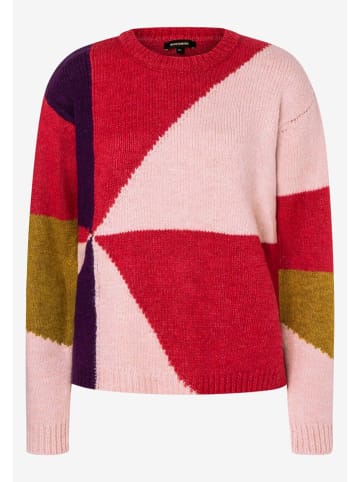 More & More Pullover in Rot/ Rosa/ Lila